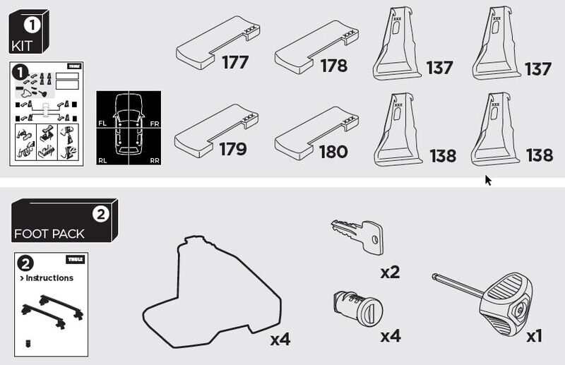 France Attelage Kit Thule 5073