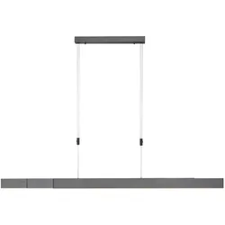 Neuhaus PURE® LED Pendelleuchte PURE Moto e-SLIDE® platin (grau)