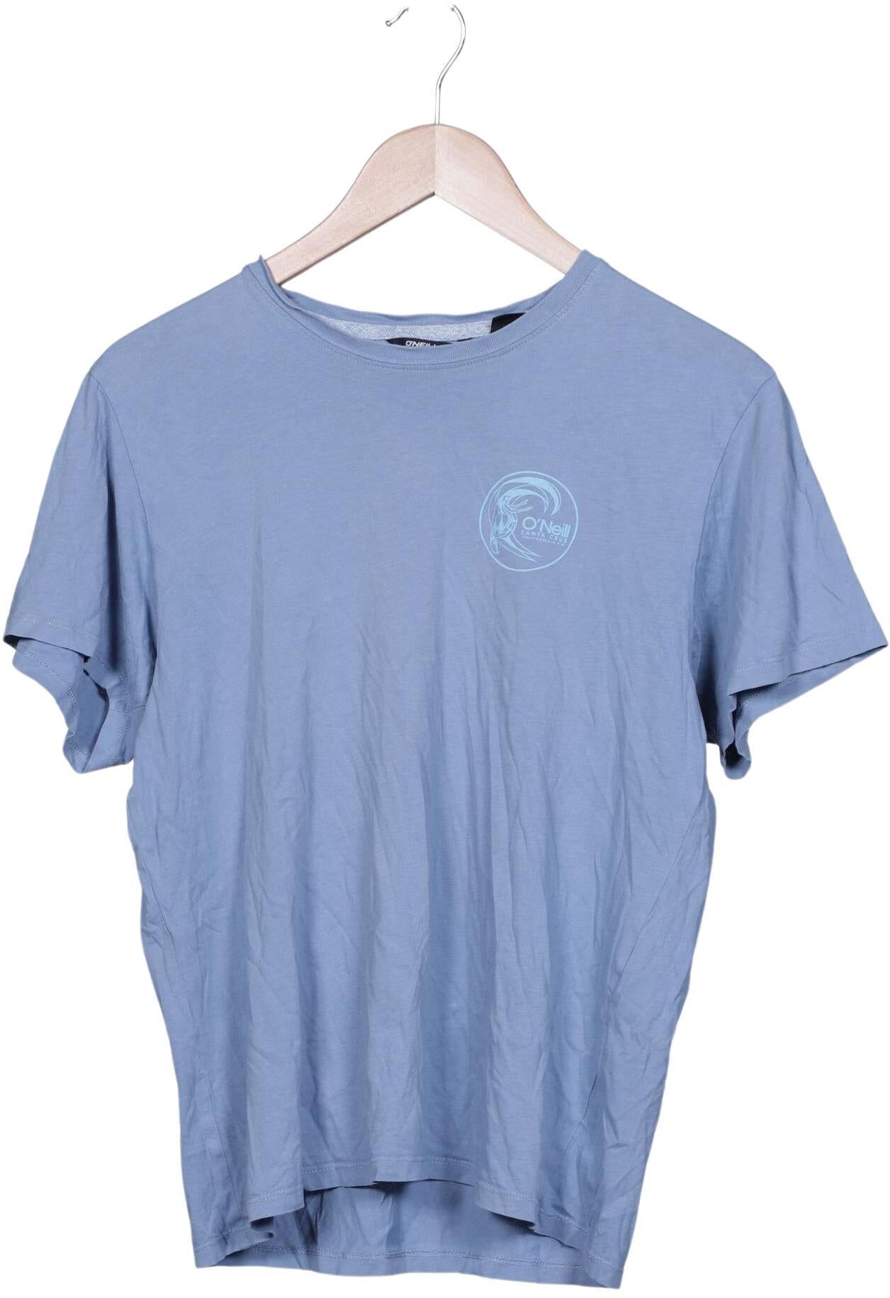 O Neill Herren T-Shirt, Hellblau, Gr. L, Baumwolle - Second Hand