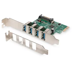 Digitus 4-Port USB 3.0 PCI Express-Karte