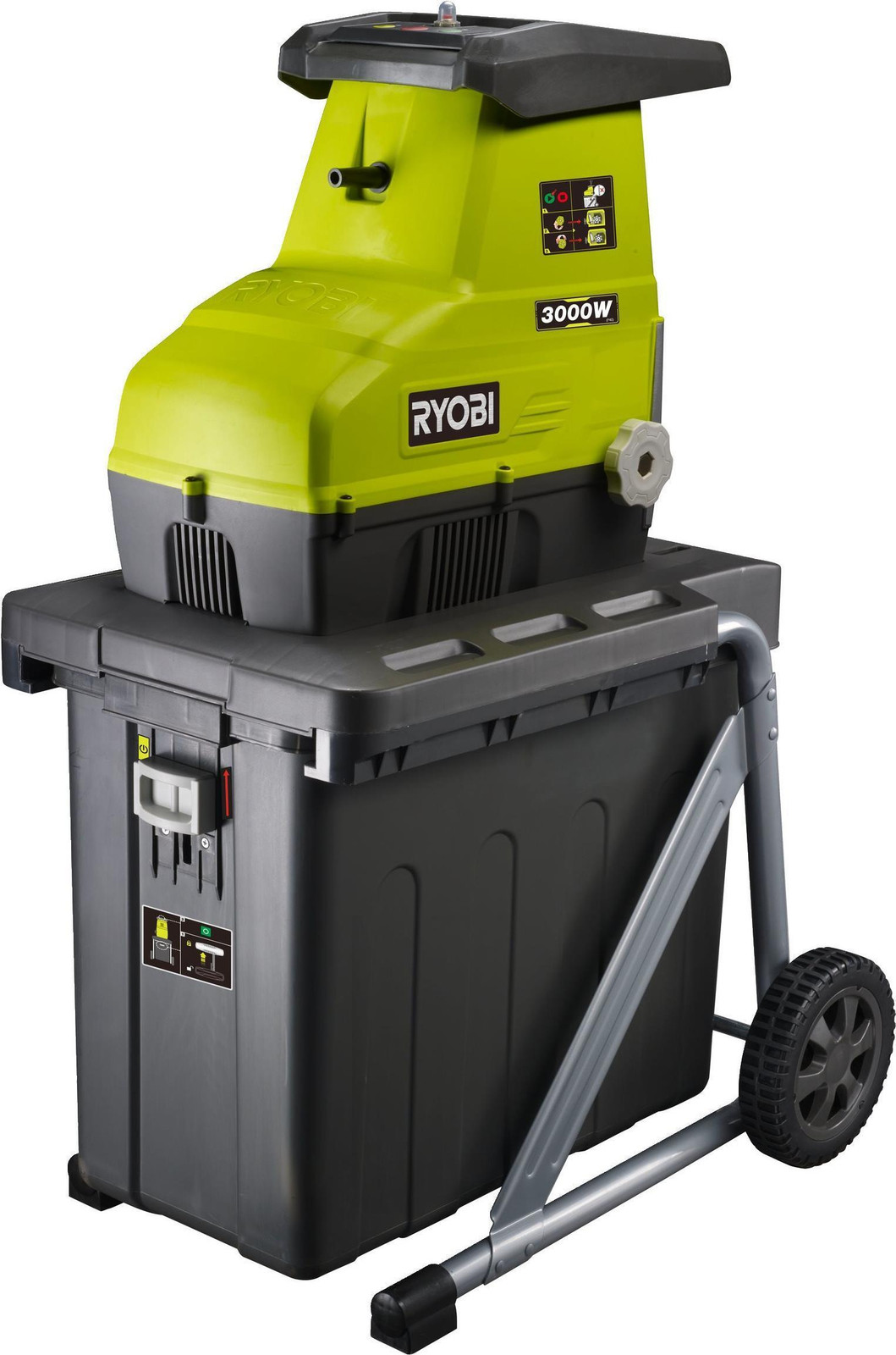 Ryobi RSH3045U Elektrische Stille Houtsnipperaar 3000 Watt