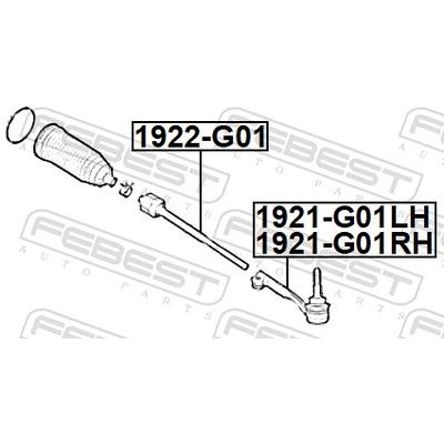 FEBEST Spurstangenkopf 1921-G01RH Vorderachse rechts für BMW