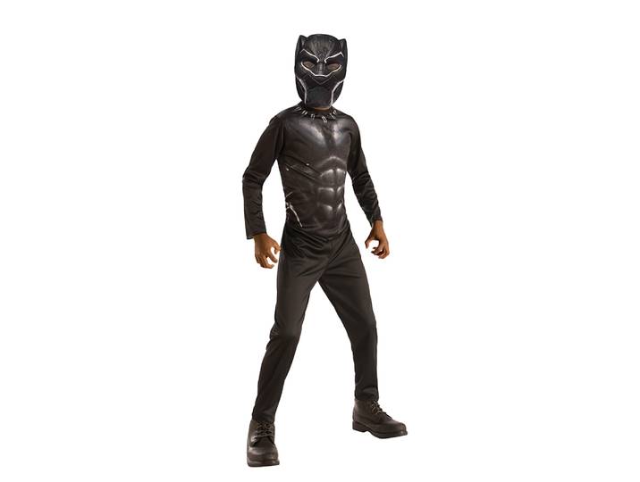 DEGUISEMENT BLACK PANTHER + MASQUE 5-6 ANS