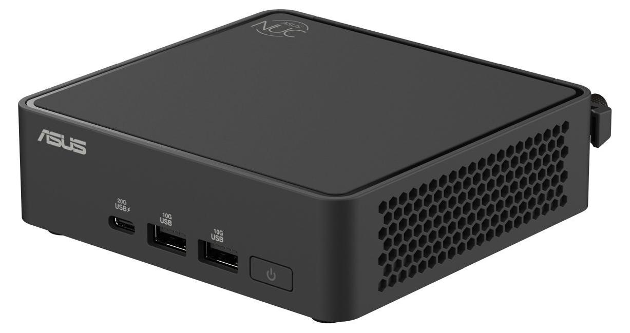 ASUS NUC 15 Pro Slim Kit RNUC15CRKI300002 (Intel Core 3 100U Prozessor, Intel Arc Grafik, Intel WiFi 7, Bluetooth 5.4, ohne Betriebssystem, mit EU-Netzkabel, bis 99 TOPS KI-Leistung, unterstützt OpenClaw & Hermes Agent, 24/7 Betrieb), Mini-PC Barebone, DDR5-SDRAM, M.2, Ethernet/LAN, Wi-Fi 7 (802.11be), 120 W