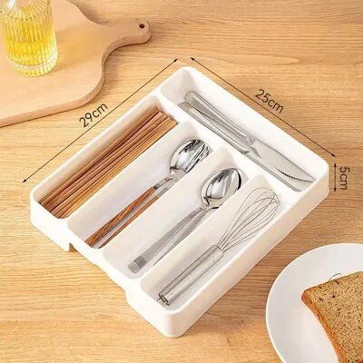 Inspire Daily Merch Easy Clean Cutlery Organizer Tray For Home Kitchen Spoon & Fork Divider Box l