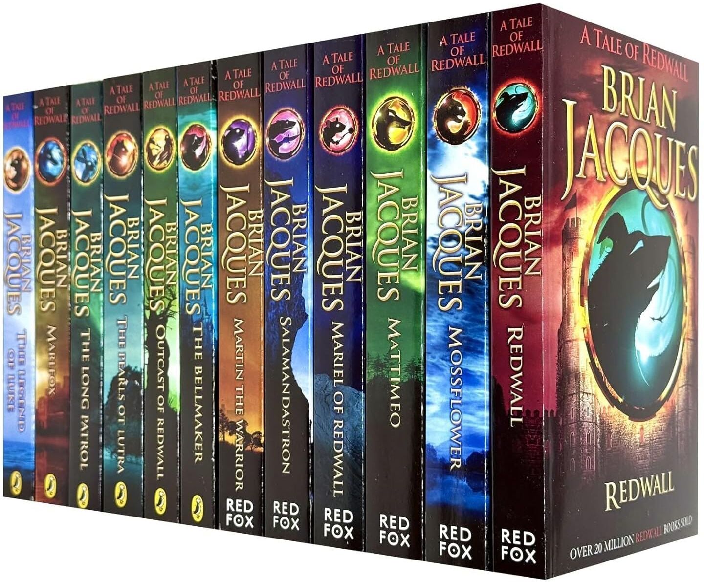 Penguin ltd A Tale of Redwall Book Series 1-12 Books Collection Set By Brian Jacques (Redwall, Mossflower,Mattimeo, Mariel,Salamandastron,Martin the Warrior,Bellm