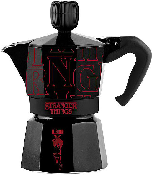 Bialetti Espressokocher 6 Tassen STRANGER THINGS schwarz EG