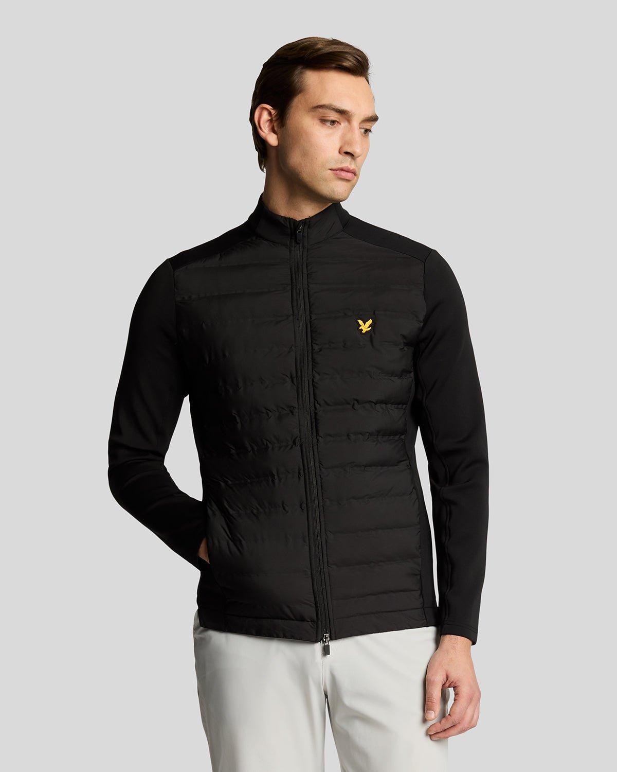 Hybrid-Steppjacke mit durchgehendem Reißverschluss für Golf