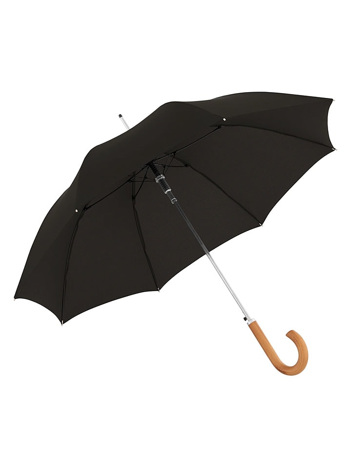 Doppler Stockschirm in Schwarz - onesize