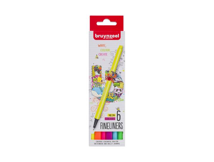 Bruynzeel Fineliner Neon 6