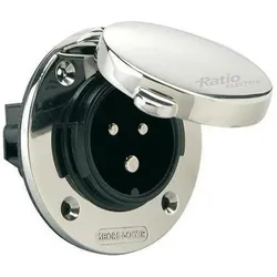 Ratio Electric, Steckdose, Walstroom invoer/inlet 32A RVS