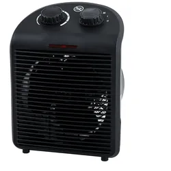 Heizlüfter Elektroheizung 2 Stufen Heizgeräte Kaltluftfunktion regelbares Thermostat, Tragegriff, Überhitzungsschutz, BxH 19 x 25 cm