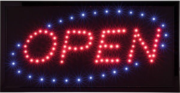 Securit Led Skilt   Open