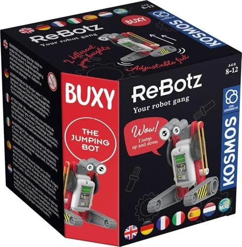 Springender Mini-Roboter Buxy Rebotz, 3 Stk