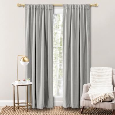 Ricardo Trading Grand Pointe Premium Dotted Rod Pocket w/Back tabs Curtain Panel