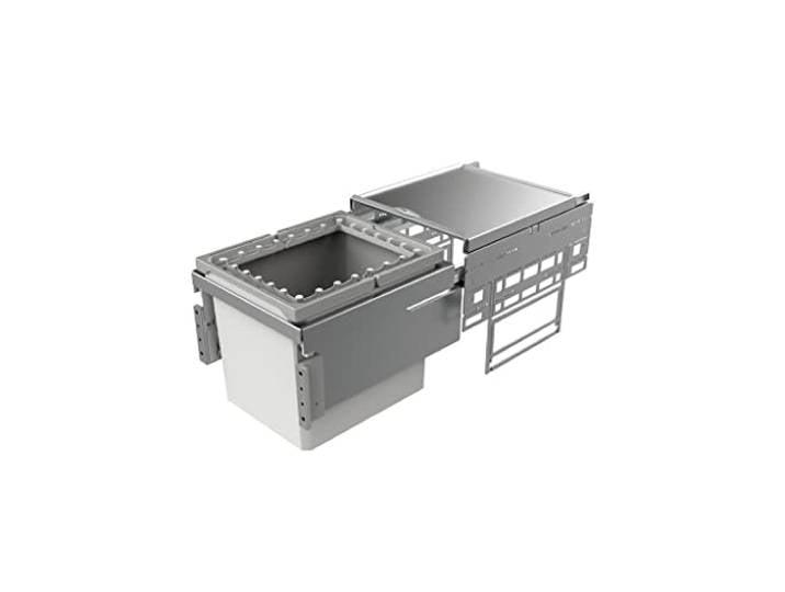 Naber, Cox® Base 35 400-1. Abfallsammler, hellgrau, Höhe 360 mm