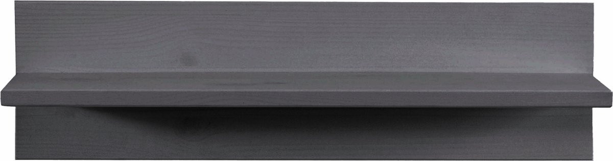 Toscana Wandplank Smal - Grijs Grenen