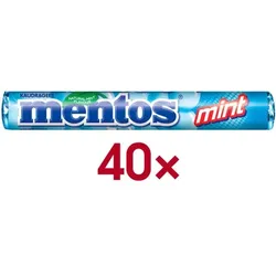 Mentos 40er-Pack Kaubonbons »mint« 38 g türkis