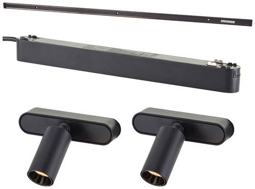 Brilliant G30072/76 Click&Shine Schienen-Basissystem Schwarz