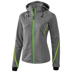 erima Softshelljacke Funktion Damen grey melange/green gecko 38
