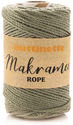 buttinette Makramee-Garn "Rope", 3-fach verzwirnt, Stärke: 3 mm, Länge: 100 m