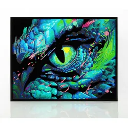 DIAMOND DOTZ - Diamond Painting Neon Drachenauge