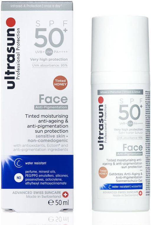 Ultrasun Tinted Anti Pigmentation Face SPF50+ 50ml - Honey