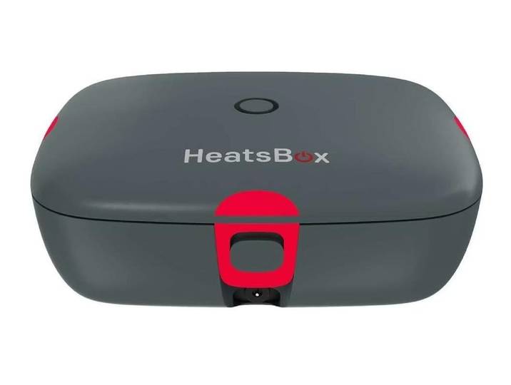 Lunchbox HeatsBox DRIVE , grau, Edelstahl, Lebensmittelaufbewahrungsbehälter, Lunchbox
