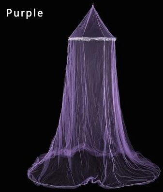 Uplift Picks Princess Dome Mosquito Bed Canopy For Elegant Insect Free Sleep Protection purple