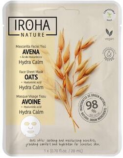 Iroha Nature Face Mask Oats Hydra Calm Hyaluronic Acid 1 un