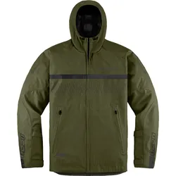 Icon PDX3, Textiljacke wasserdicht - Dunkelgrün - S