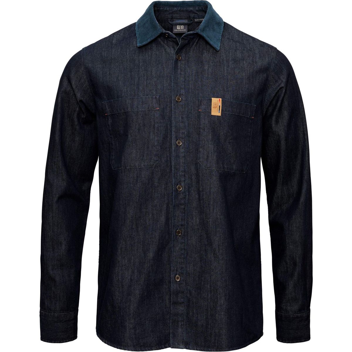 Elevenate Men Verbier Shirt raw denim (003) L 264-23003005