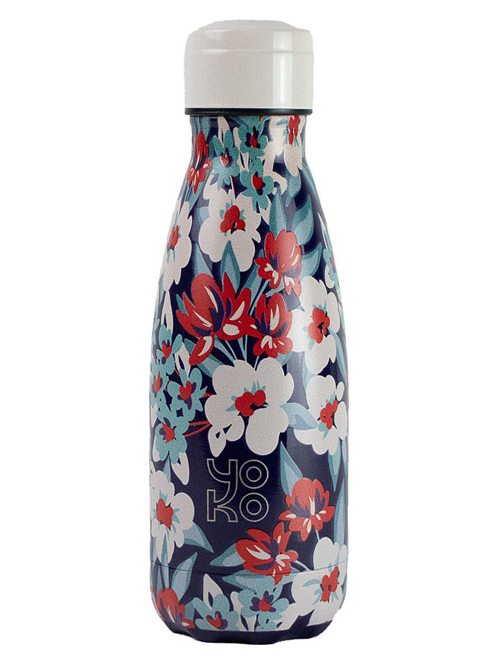 Yoko Design Isolierflasche "Casablanca" in Blau/ Rot/ Weiß - 260 ml - onesize