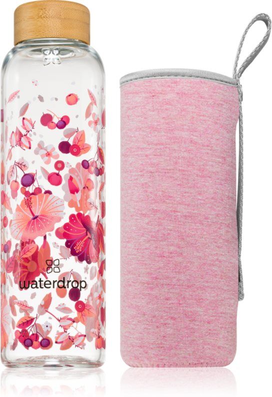 Waterdrop Glass Edition bouteille d'eau en verre Relax 1 pcs