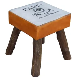 HOCKER, braun, 44x45cm
