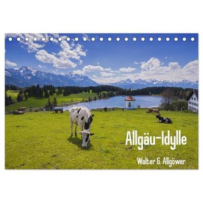 Allgäu-Idylle (Tischkalender 2027 DIN A5 quer), CALVENDO Monatskalender