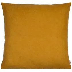 KISSENHÜLLE FarbTon Chenille-Haptik curry-gelb 50/50 cm