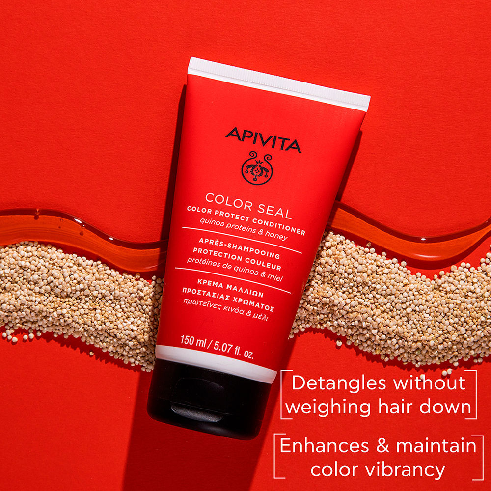 Apivita APRÈS-SHAMPOING Colour Sealing pour cheveux colorés ou méchés 150 ml
