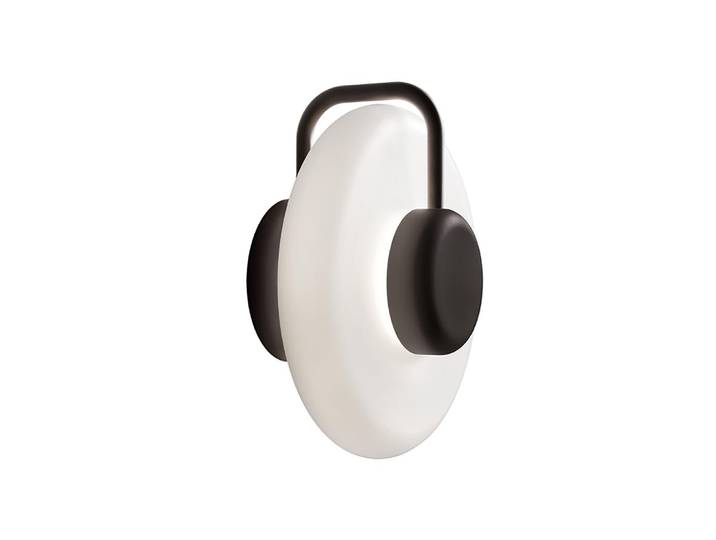 KDLN KUNDALINI lampe murale applique TRATTO (Noir - verre et métal)