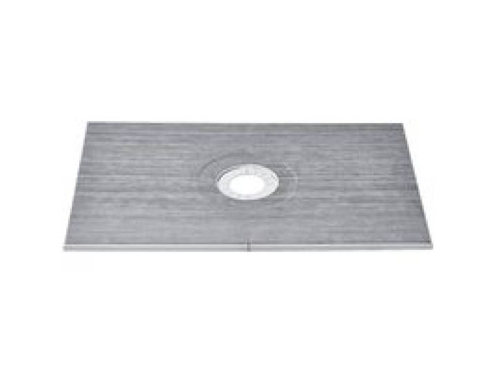 VEVOR Kit de bordure de douche, 1524 x 965 mm kit de cuvette de douche drain central, installation de douche EPS légers 2 chiffons imperméables, bâtons de pente de cuvette de douche pour salle de bain
