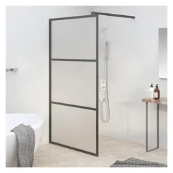 vidaXL, Duschkabine + Duschwand, Radorilla (Mattiert) (115 cm, 115 cm, 195 cm)