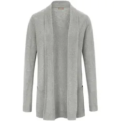 Strickjacke aus 100% Premium-Kaschmir Peter Hahn grau, 42