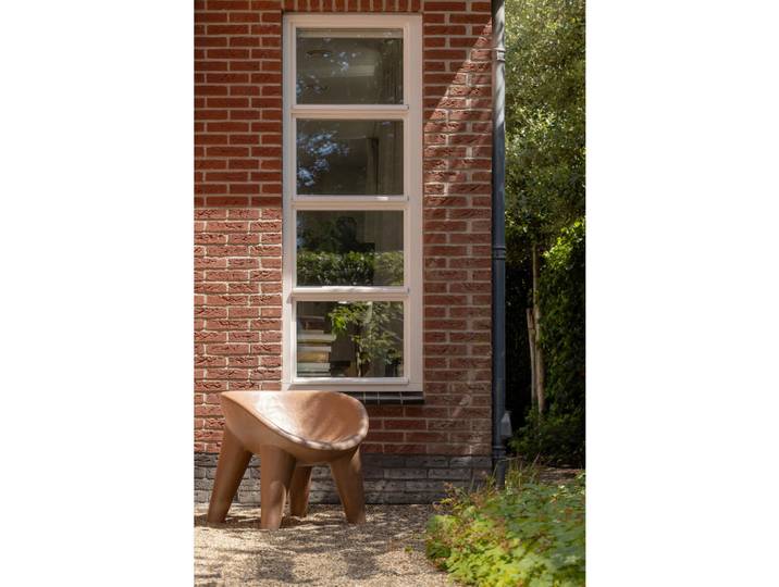 Livetastic Gartensessel Orio, Braun, Rot, Kunststoff, rund, 62x58x62 cm, wetterbeständig, Gartenmöbel, Gartensessel, Gartenstühle
