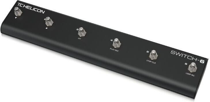 TC Helicon Switch-6 Voetpedaal voor vocale en gitaarprocessors