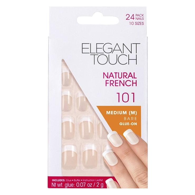 Elegant Touch French Bare Medium 101 (Kunstnägel, Pink, Transparent) (820.0270.00)