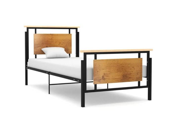 CHIC Lit adulte 1 place - 90x200 cm Structure/Cadre de lit métal 90x200 cm #Sara26439