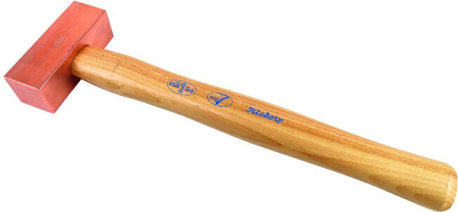 OSCA Marteau en cuivre avec manche en Hickory, Poids sans manche : 2000 g ; HaSo (45KHI2000)