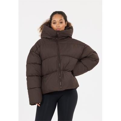Outdoorjacke ATHLECIA "Breya", Damen, Gr. 40, braun (dunkelbraun), 100% Polyester, unifarben, normal, ohne Ausschnitt, Jacken Outdoorjacke, mit hochwertiger Primaloft-Isolierung