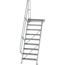 Munk Treppe mit Plattform 60° Stufenbreite 800 mm - 600389