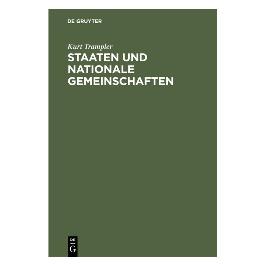 De Gruyter Trampler:Staaten und nationale Gemeinsc (67827104)